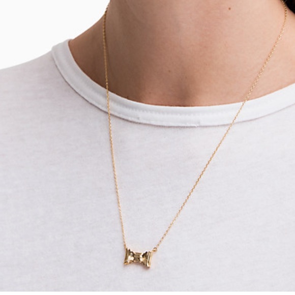 NWT ♠️ Kate Spade Mini Bow Pendant Necklace & Earrings Set - Picture 3 of 11